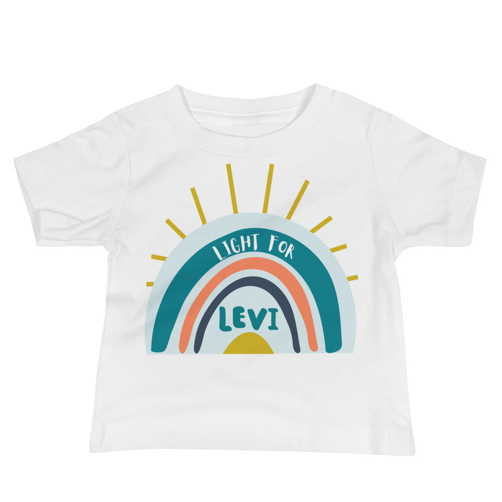 Light For Levi — Baby Tee (Summer Blue)