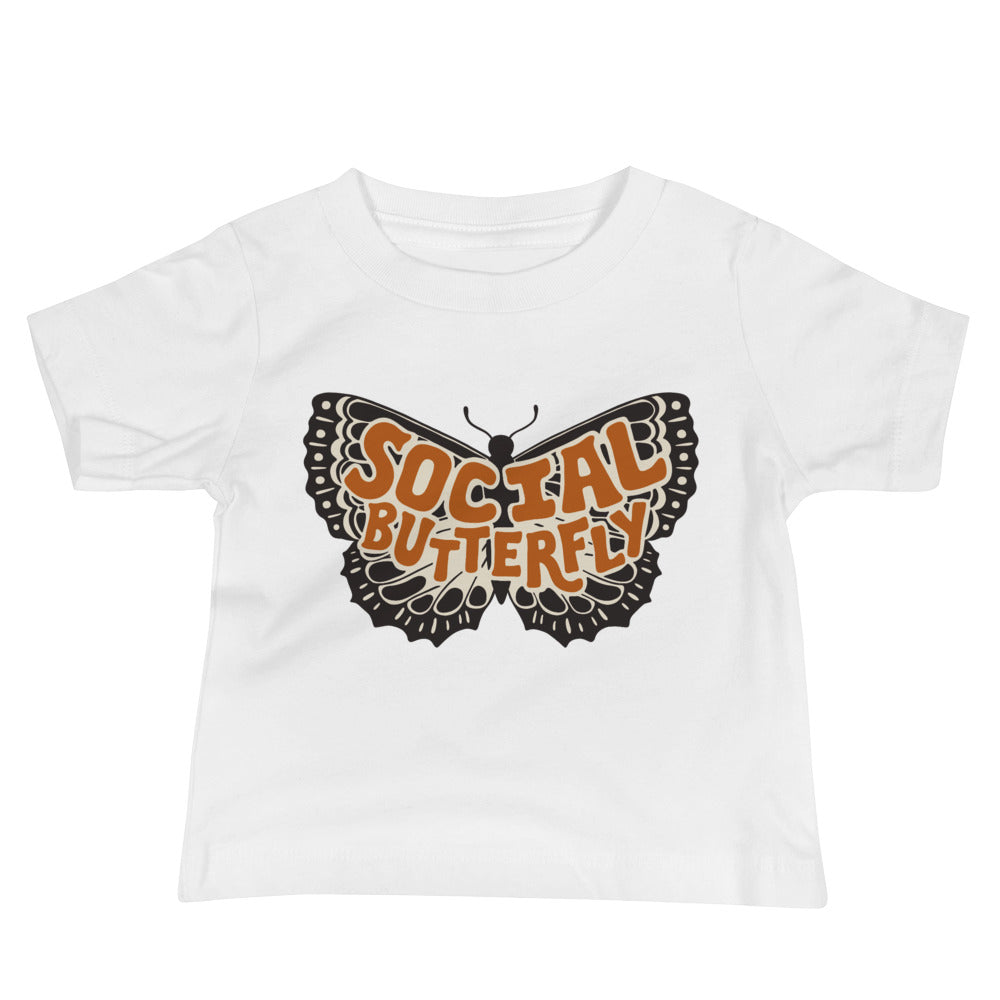 Social Butterfly — Baby Tee