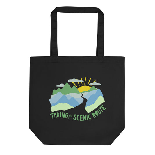 Taking The Scenic Route — Large Eco Tote