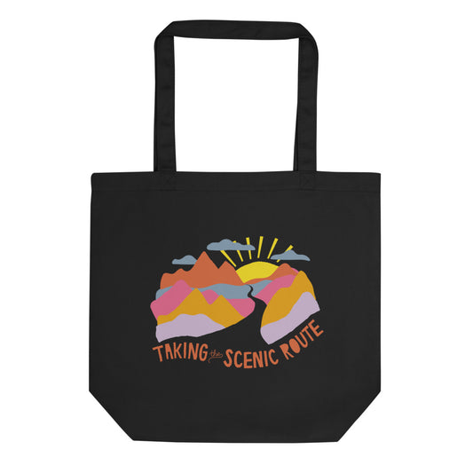 Taking The Scenic Route — Large Eco Tote