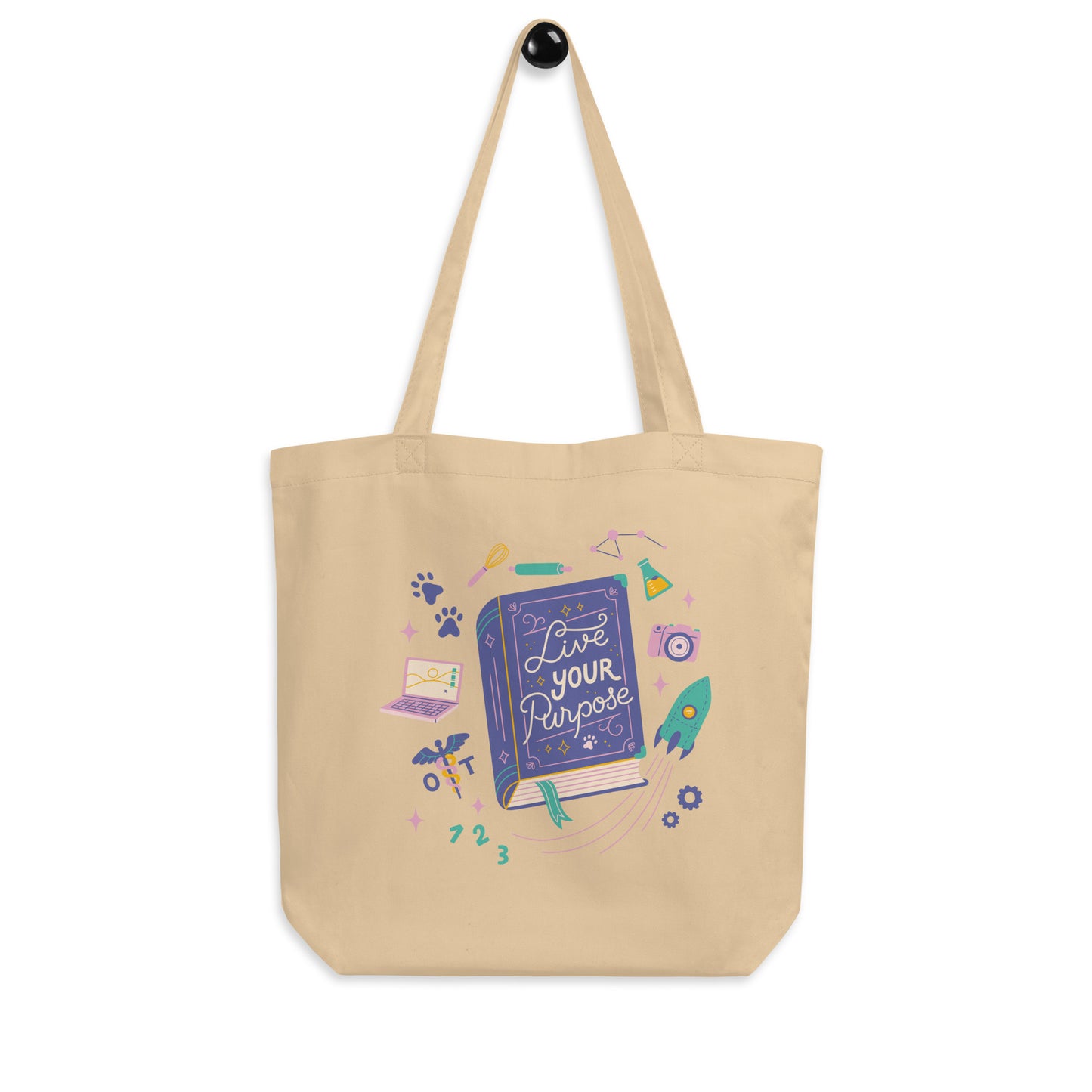 Live Your Purpose — Large Eco Tote