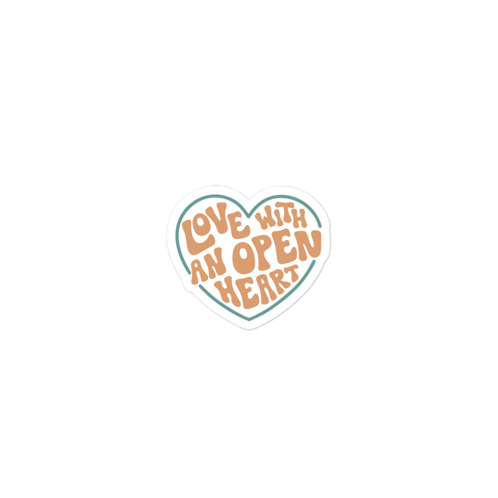 Love With An Open Heart — Sticker