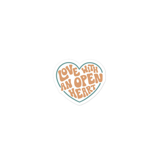Love With An Open Heart — Sticker
