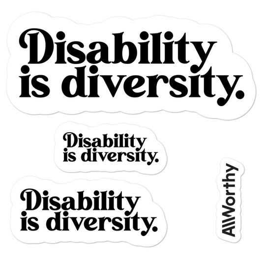 Disability is Diversity 3 Pack (Variety) — Sticker