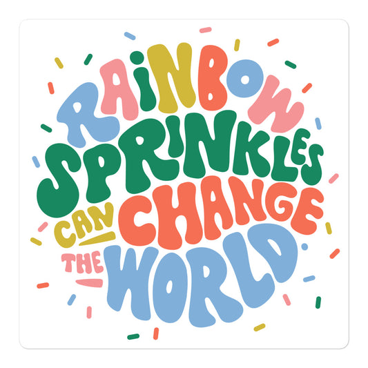 Rainbow Sprinkles — Sticker