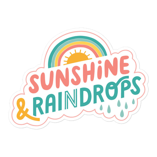Sunshine & Raindrops — Sticker