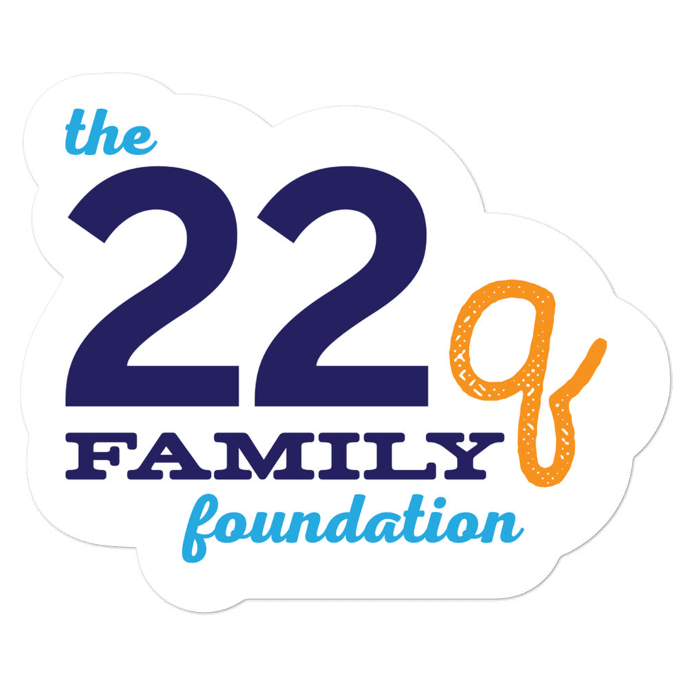22q Family Foundation Logo — Sticker