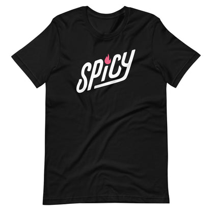 Spicy — Adult Unisex Tee (Black)