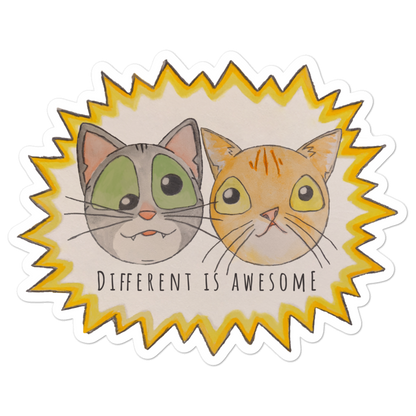 Different Is Awesome (Maya + Smush Collab) — Sticker