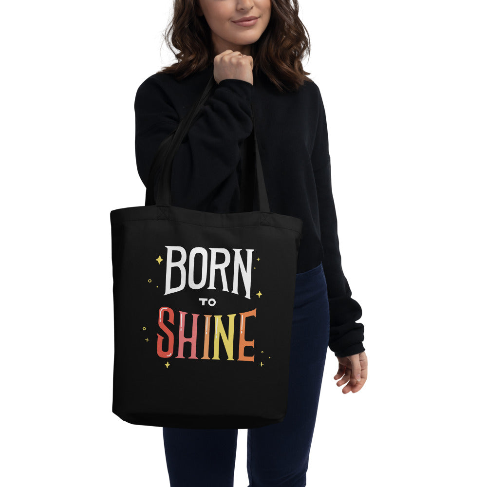 Born to Shine — Large Eco Tote