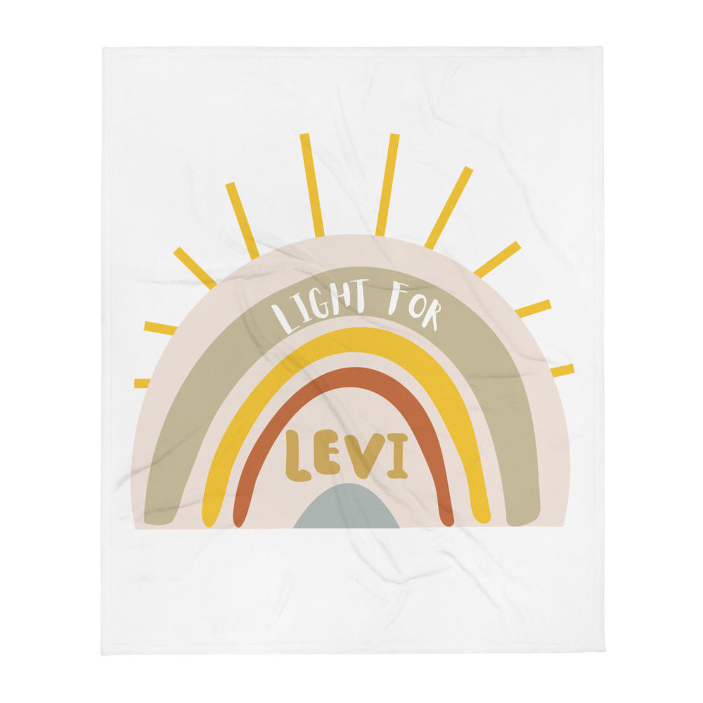 Light For Levi — Fuzzy Throw Blanket