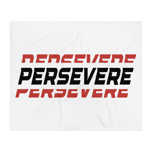 Persevere — Fuzzy Throw Blanket