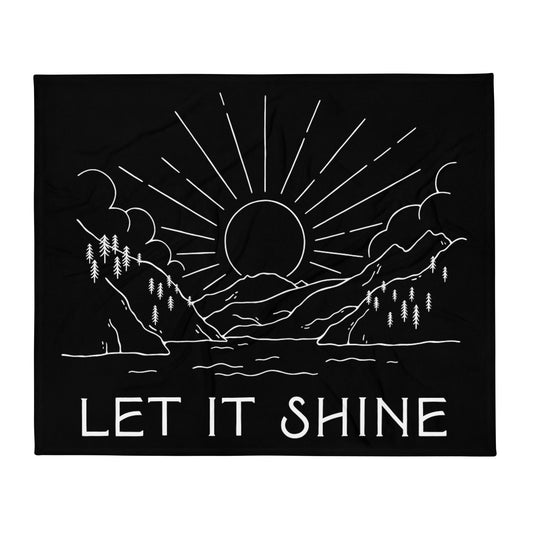 Let It Shine — Fuzzy Throw Blanket