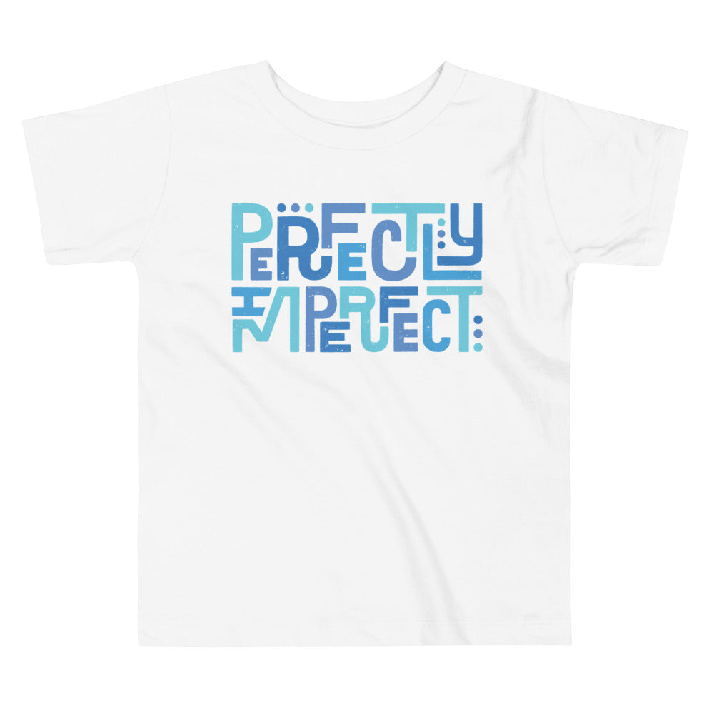 Perfectly Imperfect tee, supporting Bryce's family, in white