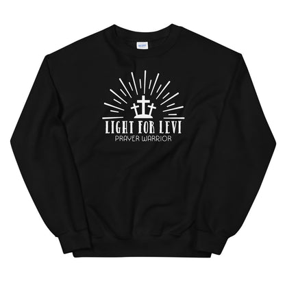 Light For Levi — Prayer Warrior — Adult Unisex Sweatshirt