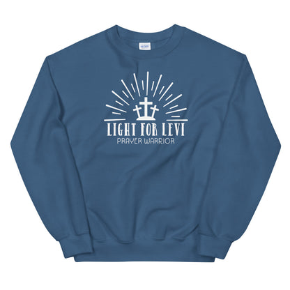 Light For Levi — Prayer Warrior — Adult Unisex Sweatshirt