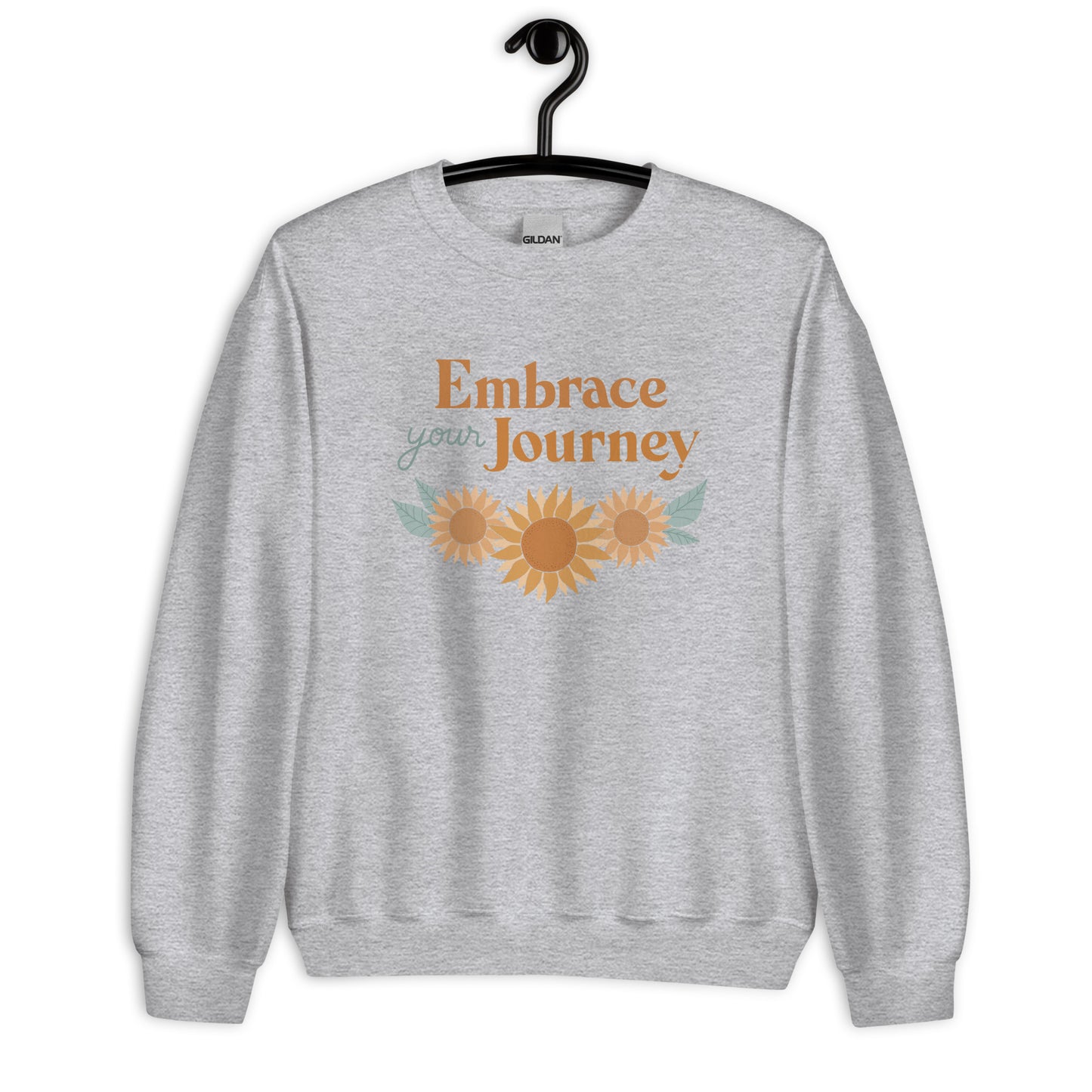 Embrace Your Journey — Adult Unisex Crewneck Sweatshirt