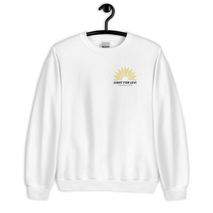 Light For Levi Foundation — Adult Unisex Pullover Sweatshirt (Chest Design)