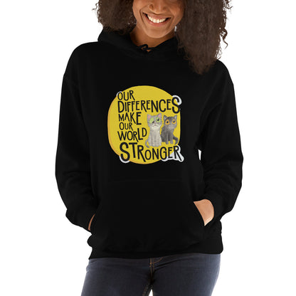 Our Differences With Maya and Dragon — Adult Unisex Hoodie