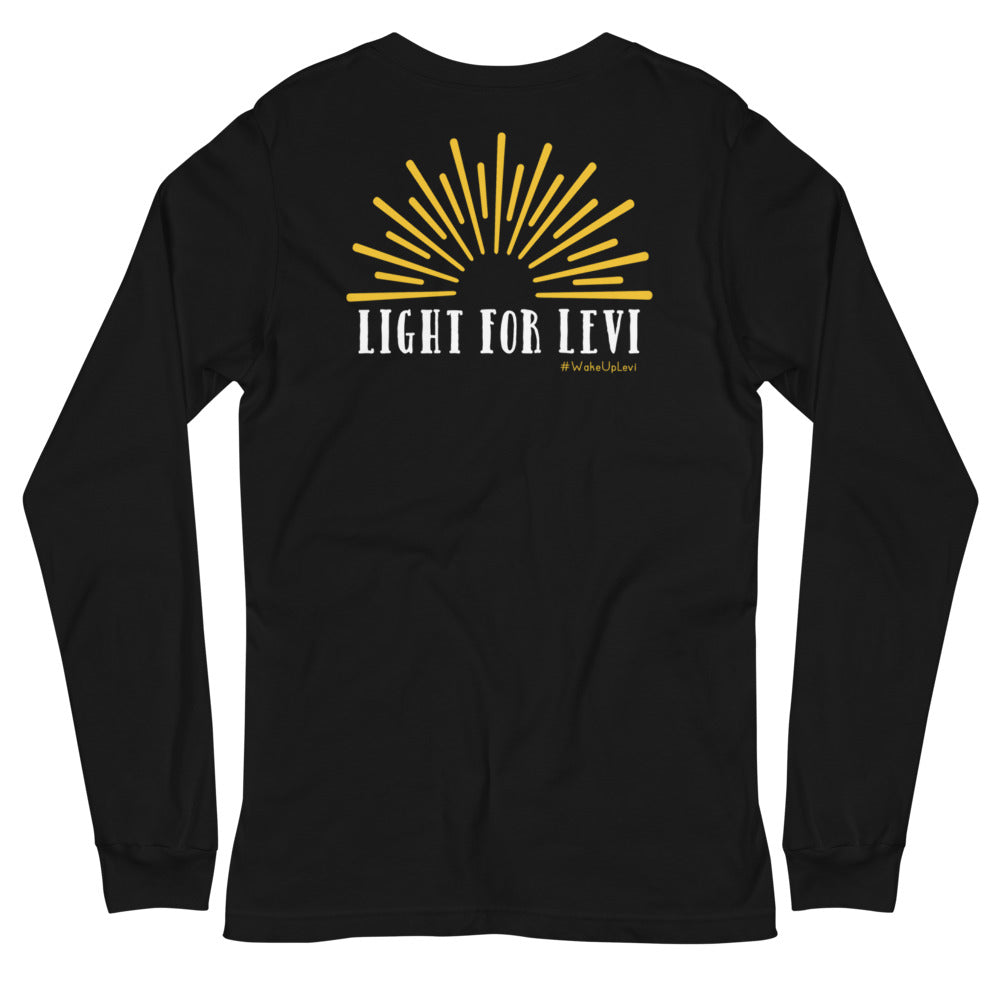 Light For Levi Foundation — Adult Unisex Long Sleeve Tee (Back Design)