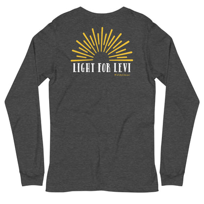 Light For Levi Foundation — Adult Unisex Long Sleeve Tee (Back Design)