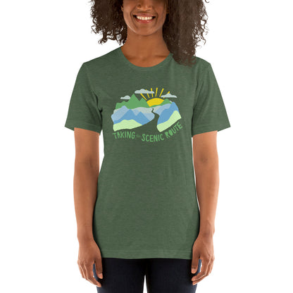 Taking The Scenic Route — Adult Unisex Tee