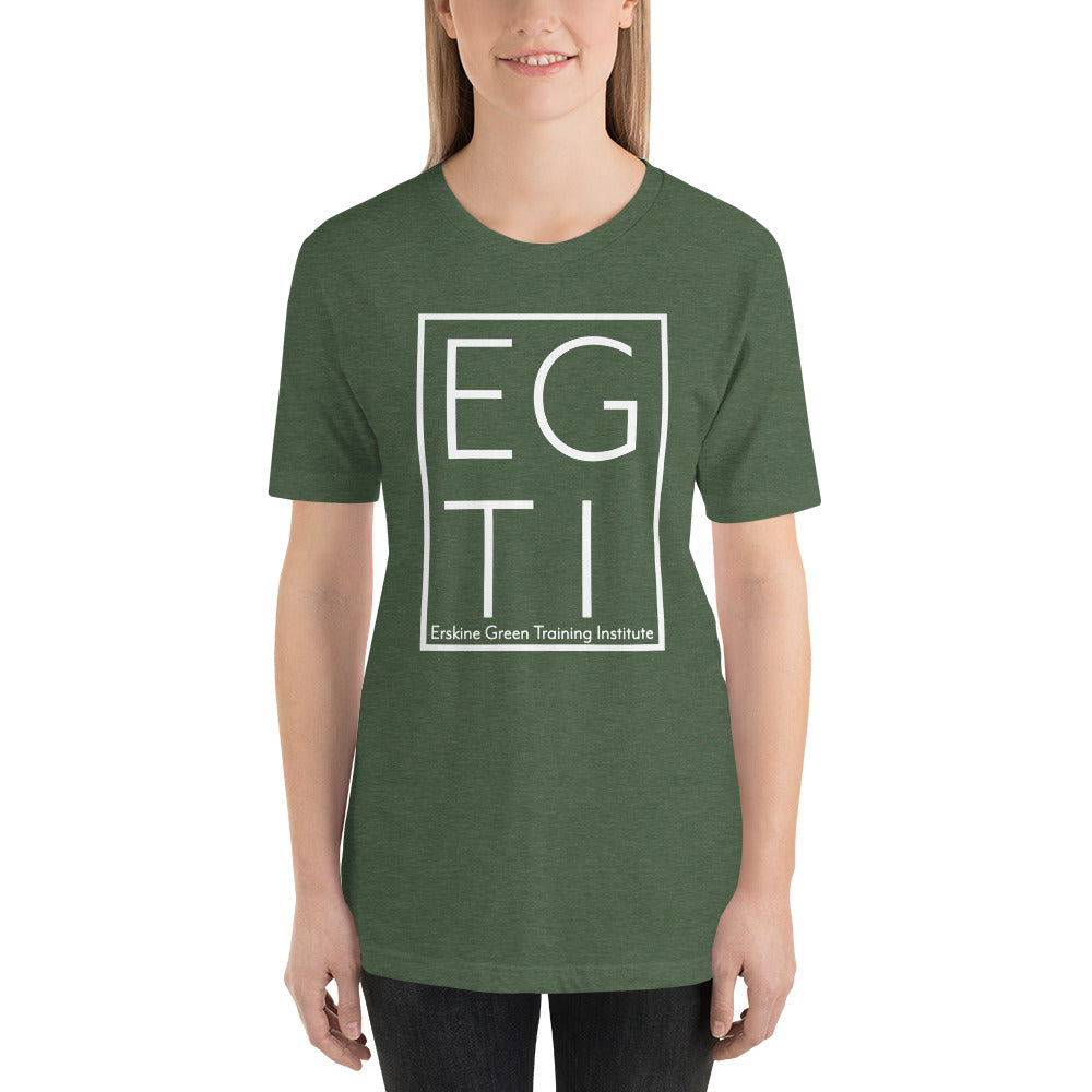 Erskine Green Training Institute (EGTI) — Adult Unisex Tee (White Font)
