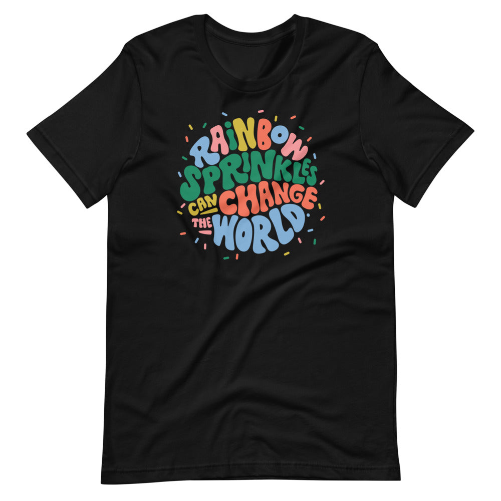 Rainbow Sprinkles — Adult Unisex Tee