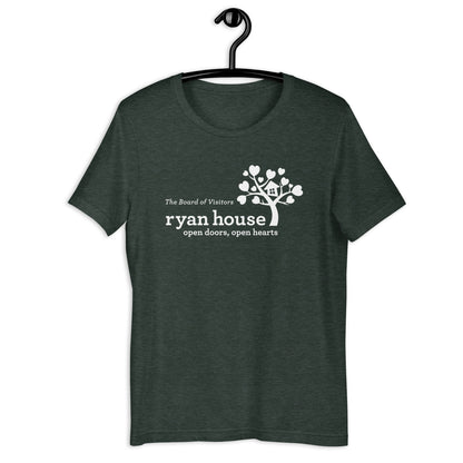 Ryan House — Adult Unisex Tee (White Logo/Center)