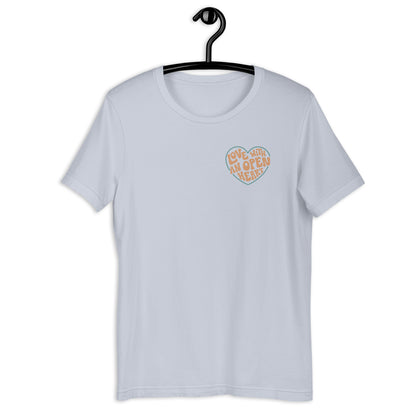 Love With An Open Heart — Adult Unisex Tee (Chest)