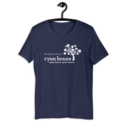 Ryan House — Adult Unisex Tee (White Logo/Center)