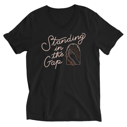 Standing In The Gap — Adult Unisex V-Neck Tee