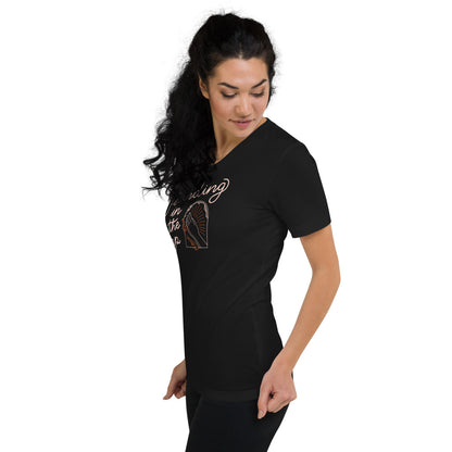 Standing In The Gap — Adult Unisex V-Neck Tee