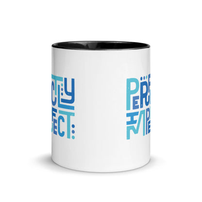 Perfectly Imperfect ceramic mug, supporting Bryce's family