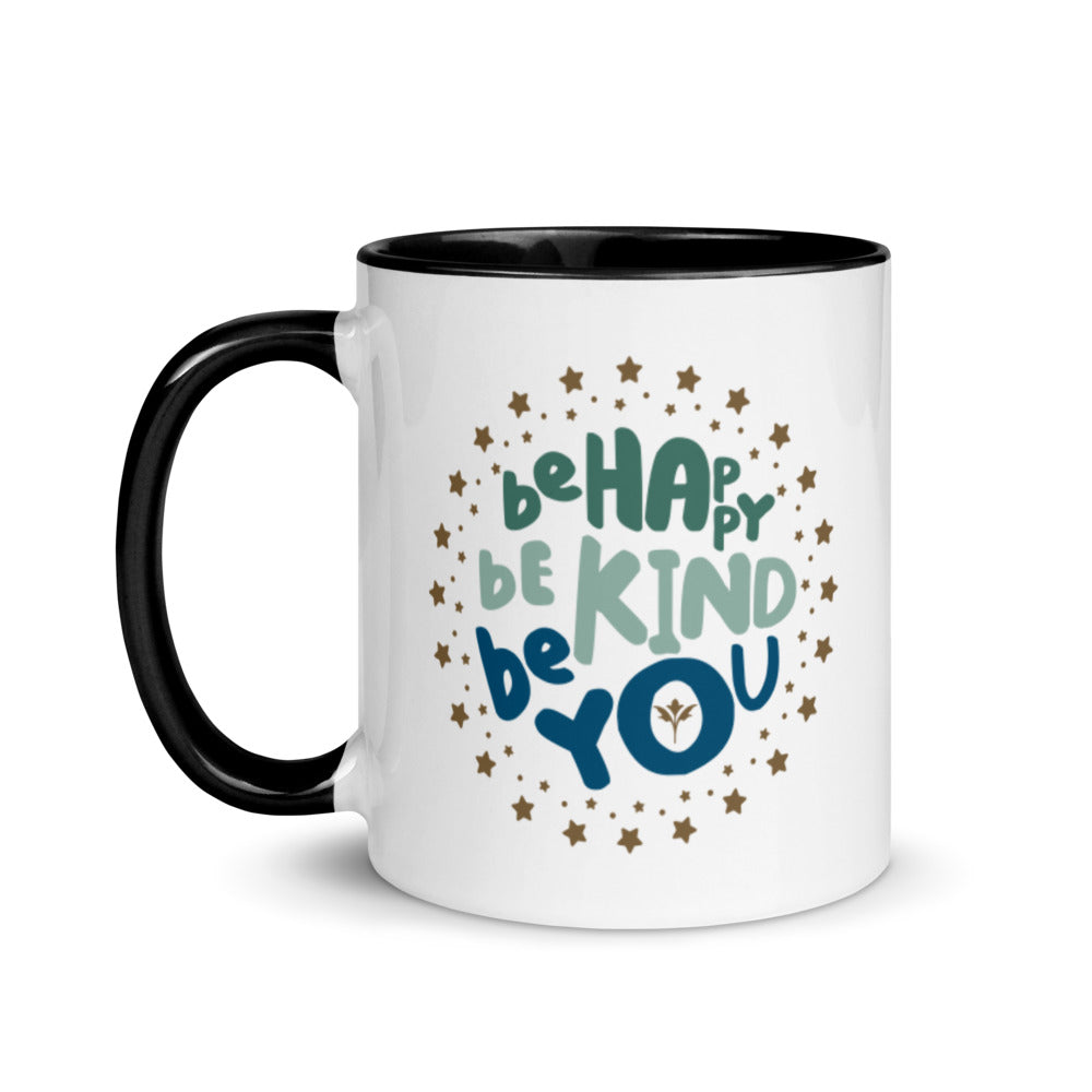 Be Happy, Be Kind, Be You — 11oz Mug (V2)