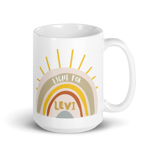 Light For Levi — 15oz Rainbow Mug