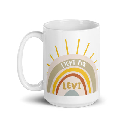 Light For Levi — 15oz Rainbow Mug
