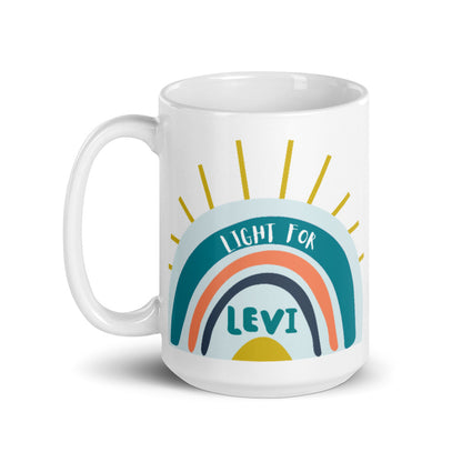 Light For Levi — 15oz Mug (Summer Blue)