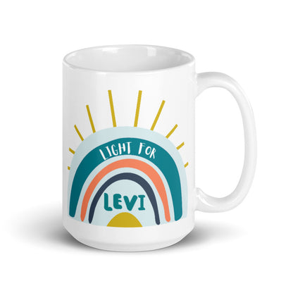 Light For Levi — 15oz Mug (Summer Blue)