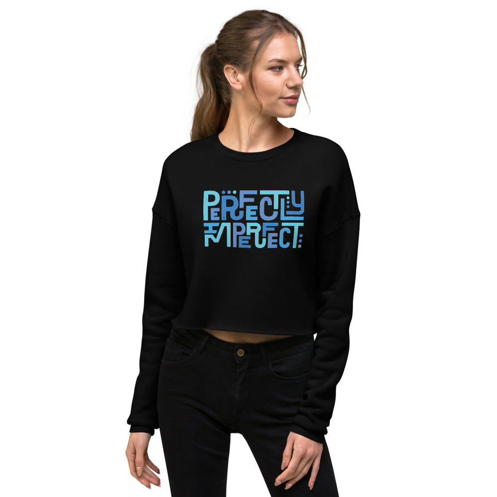 Perfectly Imperfect cropped sweatshirt, inclusive, supporting Bryce's family