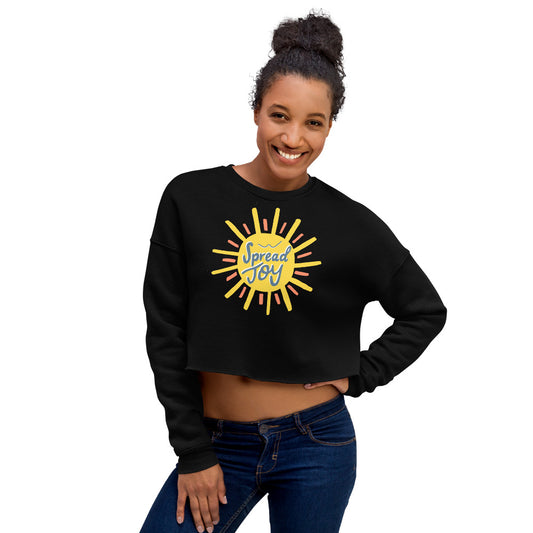 Spread Joy — Crop Sweatshirt