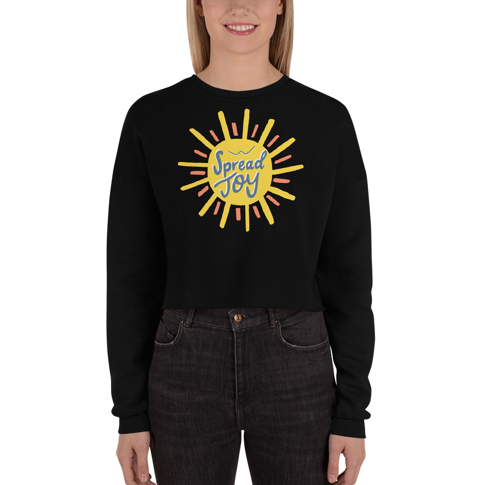 Spread Joy — Crop Sweatshirt
