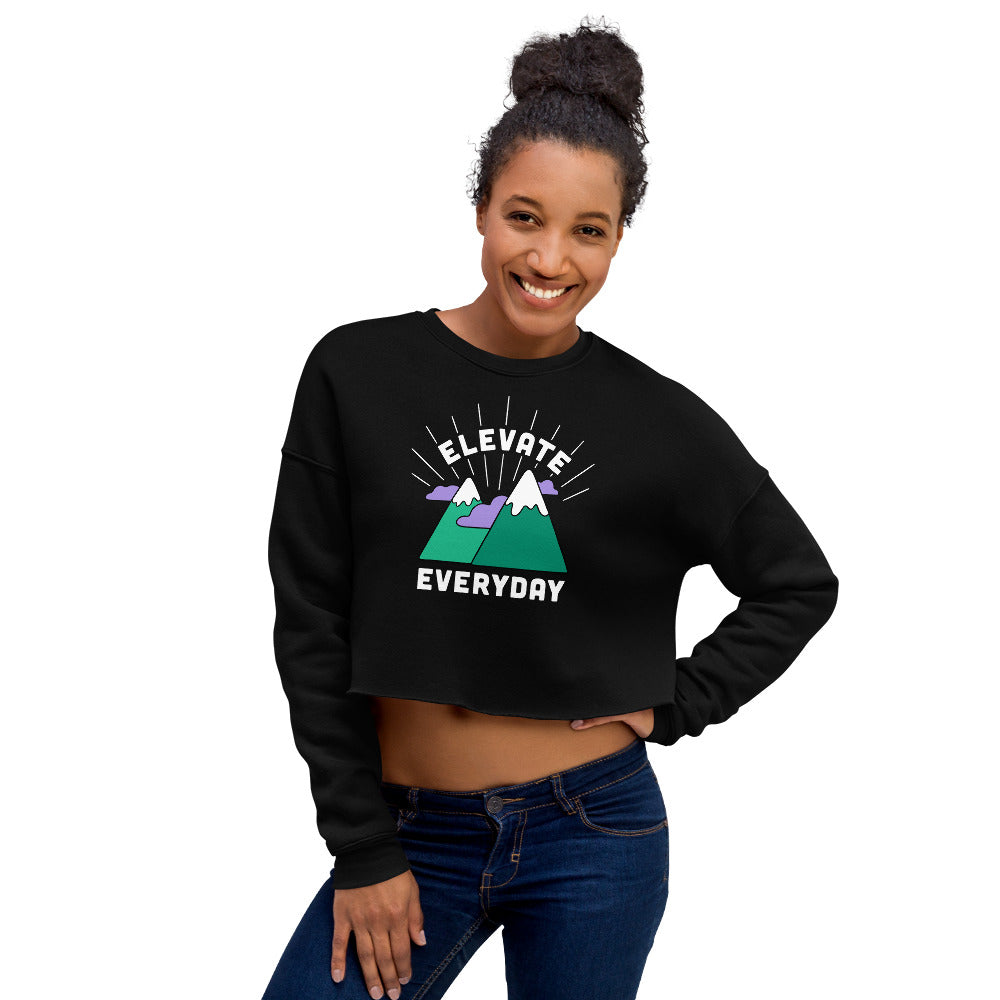 Elevate Everyday — Women's Crop Sweatshirt