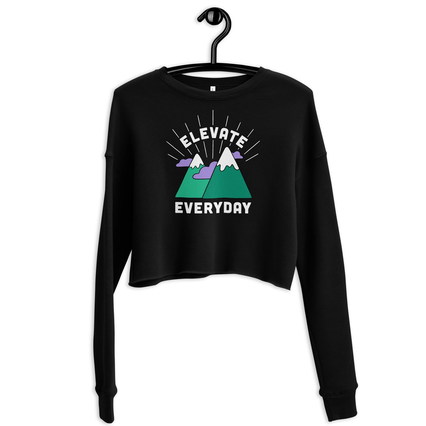 Elevate Everyday — Women's Crop Sweatshirt