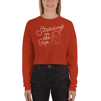 Standing In The Gap — Crop Sweatshirt