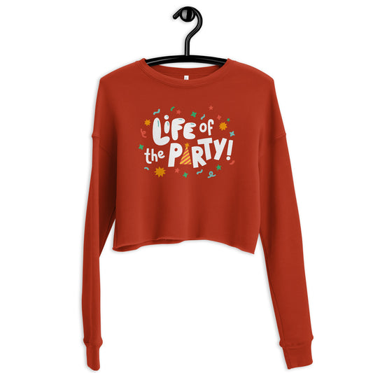 Life Of The Party — Crop Sweatshirt