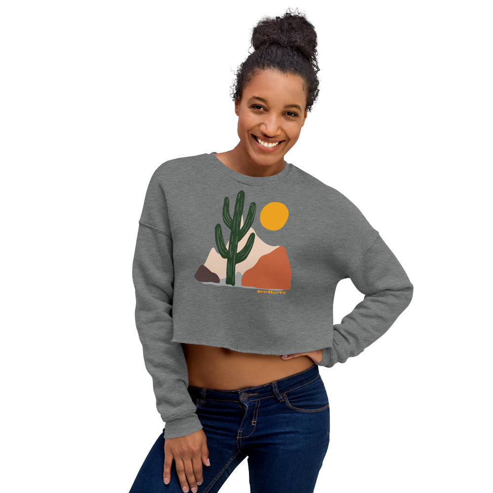 Rare But Real — Crop Sweatshirt