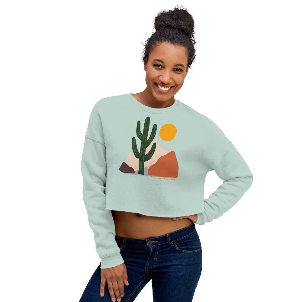 Rare But Real — Crop Sweatshirt