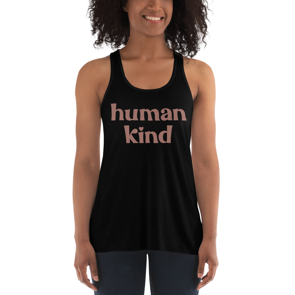 Human. Kind. — Flowy Racerback Tank