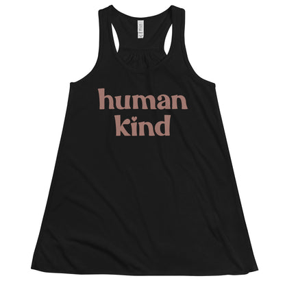 Human. Kind. — Flowy Racerback Tank